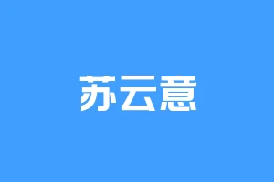 苏云意