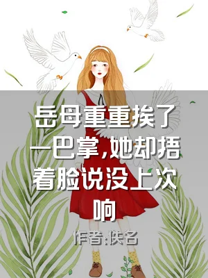 岳母重重挨了一巴掌，她却捂着脸说没上次响