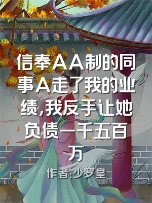 信奉AA制的同事A走了我的业绩，我反手让她负债一千五百万