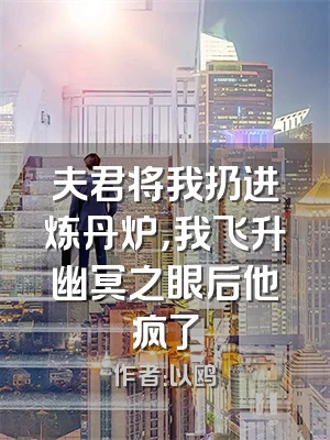 夫君将我扔进炼丹炉，我飞升幽冥之眼后他疯了