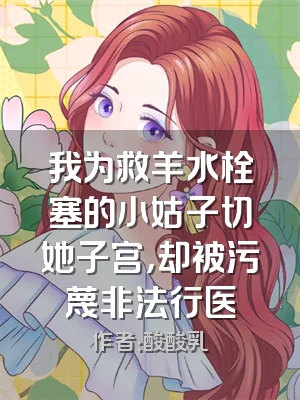 我为救羊水栓塞的小姑子切她子宫，却被污蔑非法行医