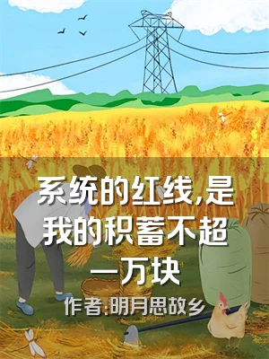 系统的红线，是我的积蓄不超一万块