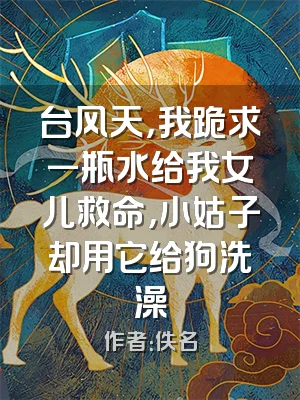 台风天，我跪求一瓶水给我女儿救命，小姑子却用它给狗洗澡