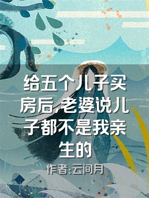 给五个儿子买房后，老婆说儿子都不是我亲生的