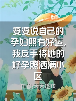 婆婆说自己的孕妇照有好运，我反手将她的好孕照洒满小区