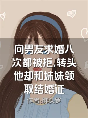 向男友求婚八次都被拒，转头他却和妹妹领取结婚证
