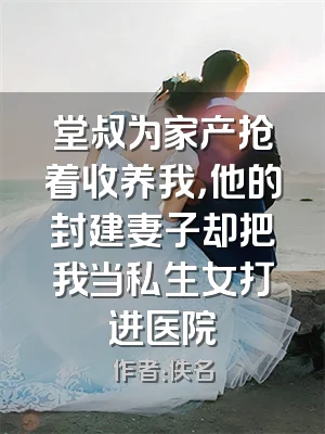 堂叔为家产抢着收养我，他的封建妻子却把我当私生女打进医院