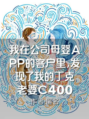 我在公司母婴APP的客户里，发现了我的丁克老婆C400