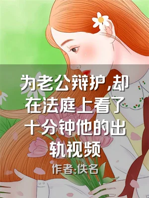 为老公辩护，却在法庭上看了十分钟他的出轨视频