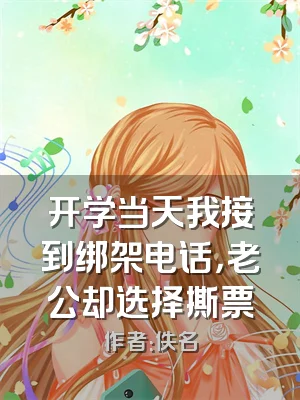 开学当天我接到绑架电话，老公却选择撕票