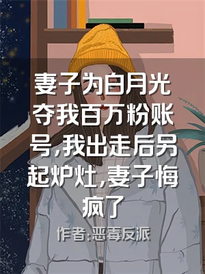 妻子为白月光夺我百万粉账号，我出走后另起炉灶，妻子悔疯了