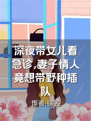 深夜带女儿看急诊，妻子情人竟想带野种插队