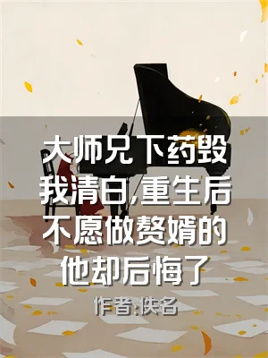 大师兄下药毁我清白，重生后不愿做赘婿的他却后悔了