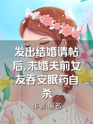 发出结婚请帖后，未婚夫前女友吞安眠药自杀