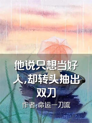 他说只想当好人，却转头抽出双刀