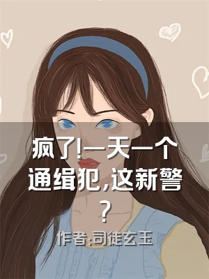 疯了！一天一个通缉犯，这新警？