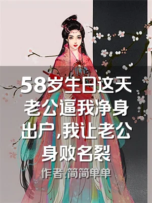 58岁生日这天老公逼我净身出户，我让老公身败名裂