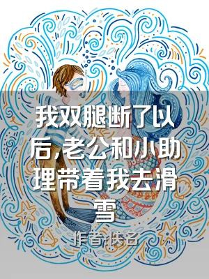 我双腿断了以后，老公和小助理带着我去滑雪