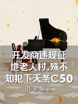 开发商违规征地老人村，殊不知犯下天条C500