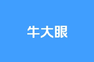 牛大眼