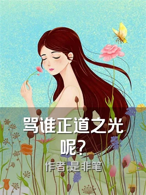 骂谁正道之光呢？