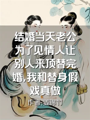 结婚当天老公为了见情人让别人来顶替完婚，我和替身假戏真做