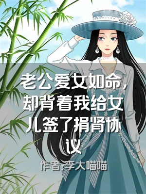老公爱女如命，却背着我给女儿签了捐肾协议