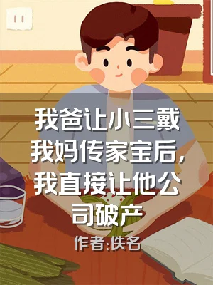 我爸让小三戴我妈传家宝后，我直接让他公司破产