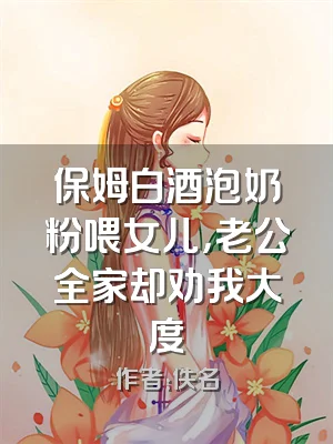 保姆白酒泡奶粉喂女儿，老公全家却劝我大度