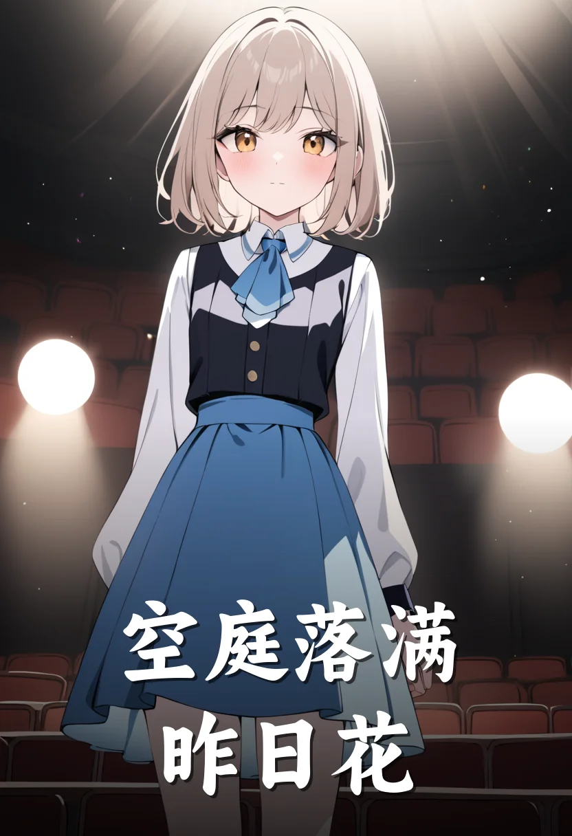 空庭落满昨日花