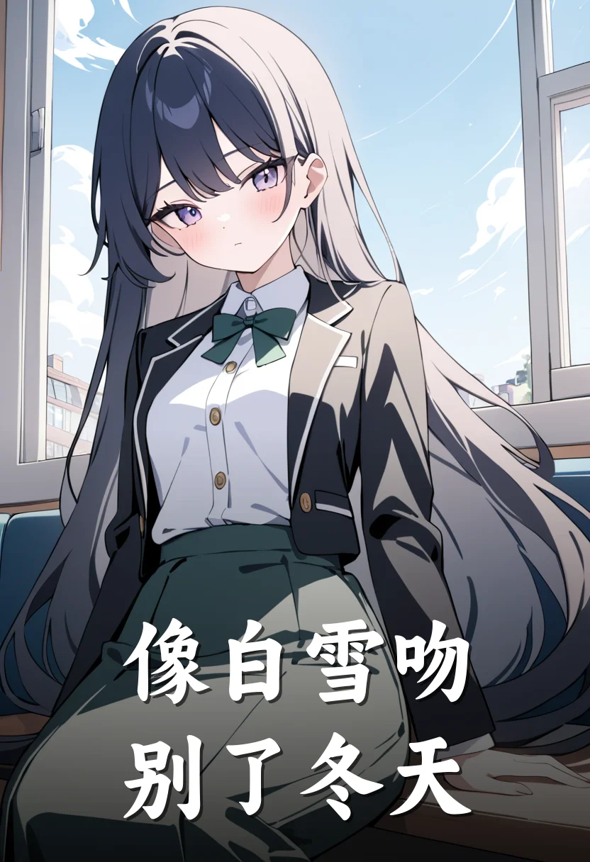 像白雪吻别了冬天