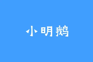 小明鹅