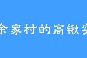 余家村的高锹实