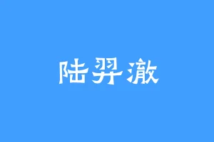 陆羿澈